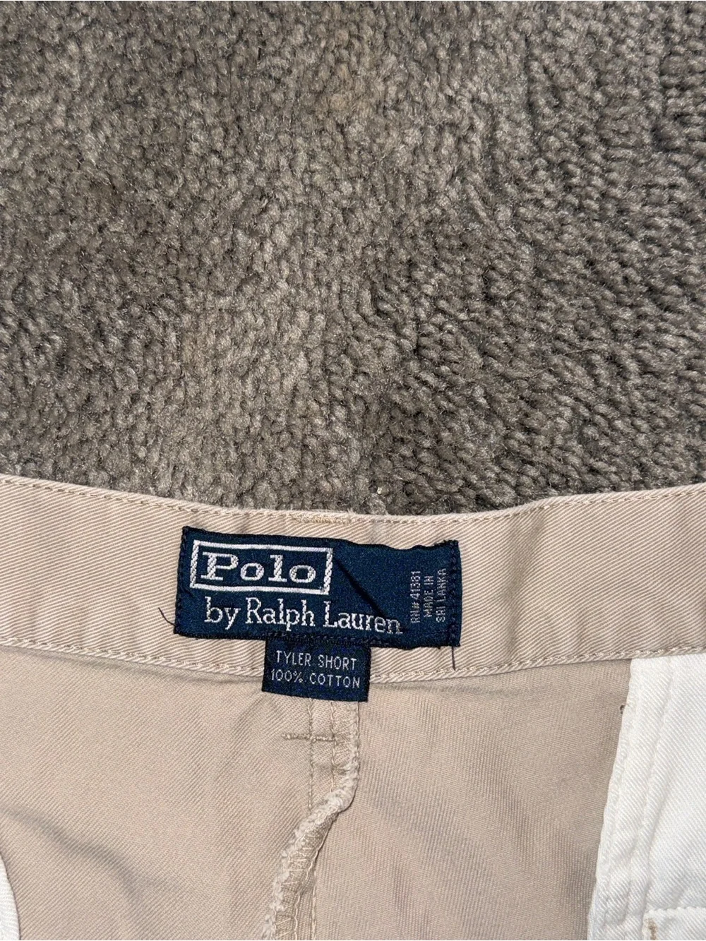 Polo by Ralph Lauren Light Khaki Flat Front Chino Shorts